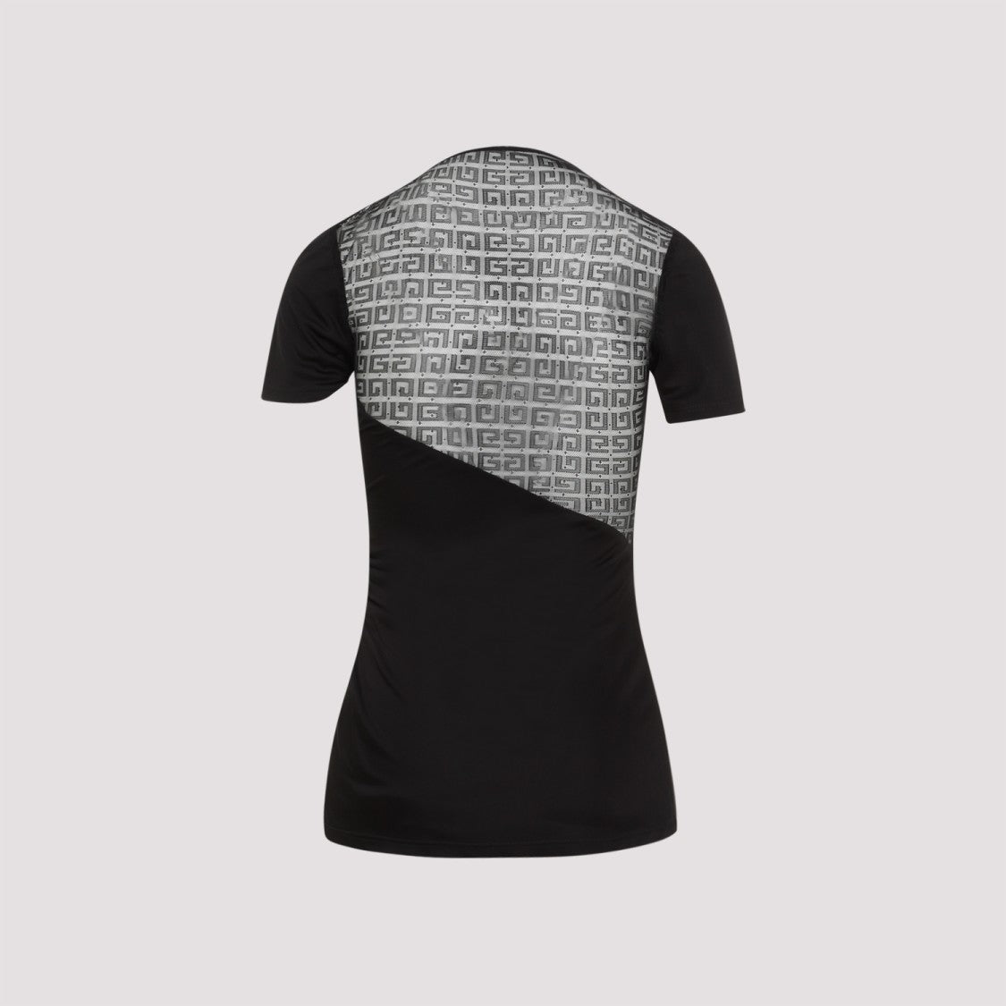 Givenchy Black Asymmetric V-Neck Shirt