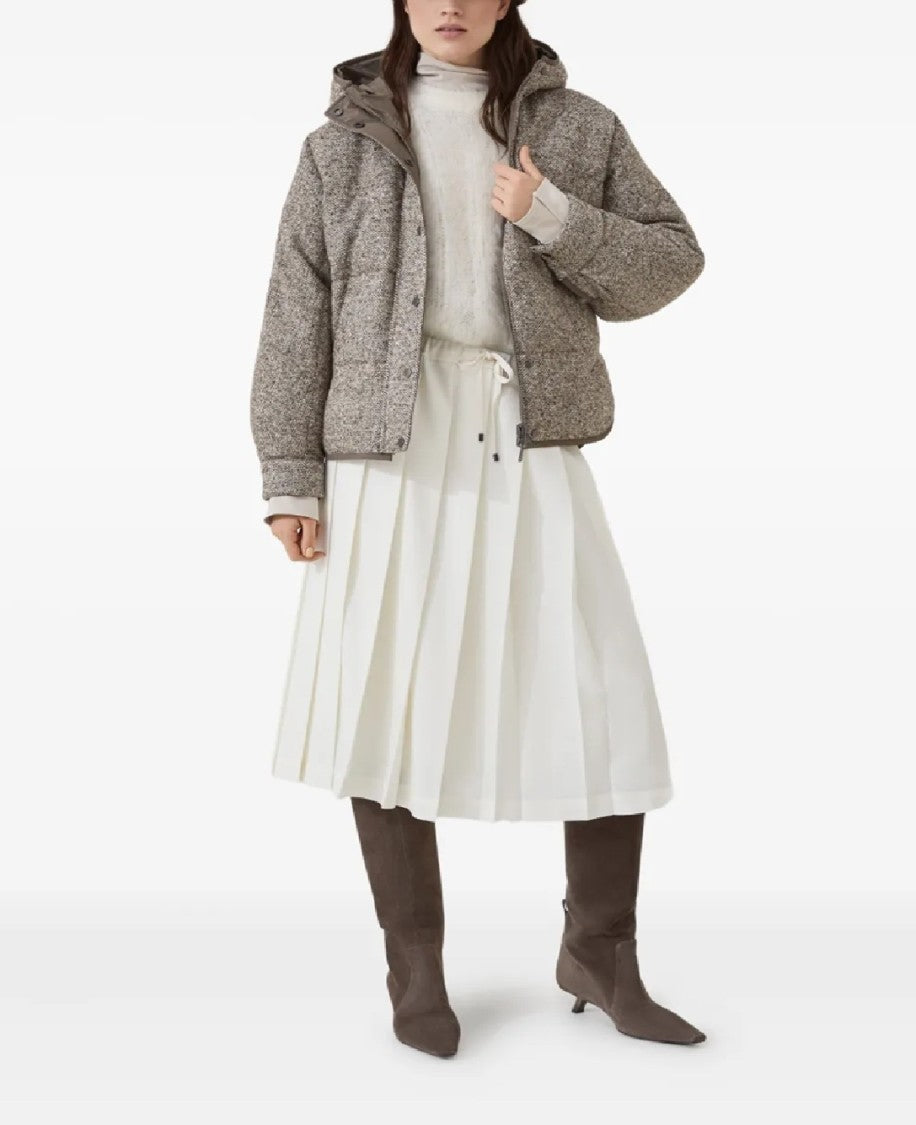 Brunello Cucinelli Mid-Length Reversible Down Jacket