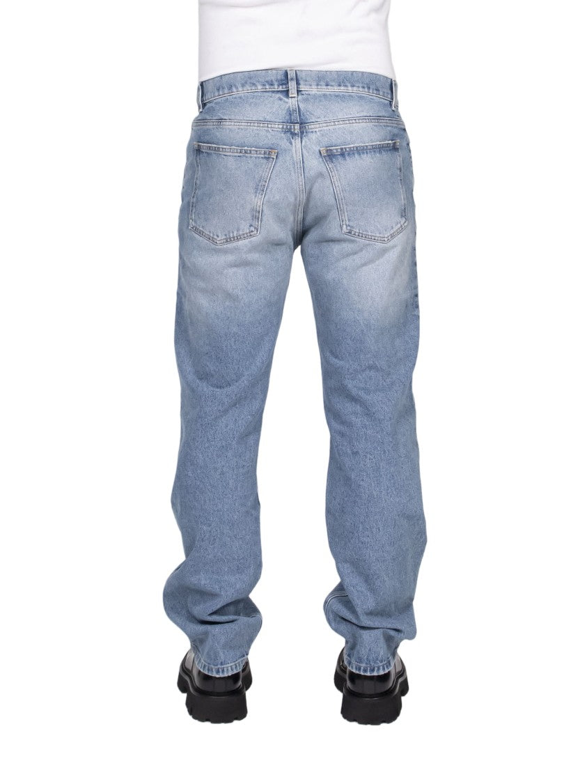 Moschino Relaxed Fit Patchwork Denim Jeans