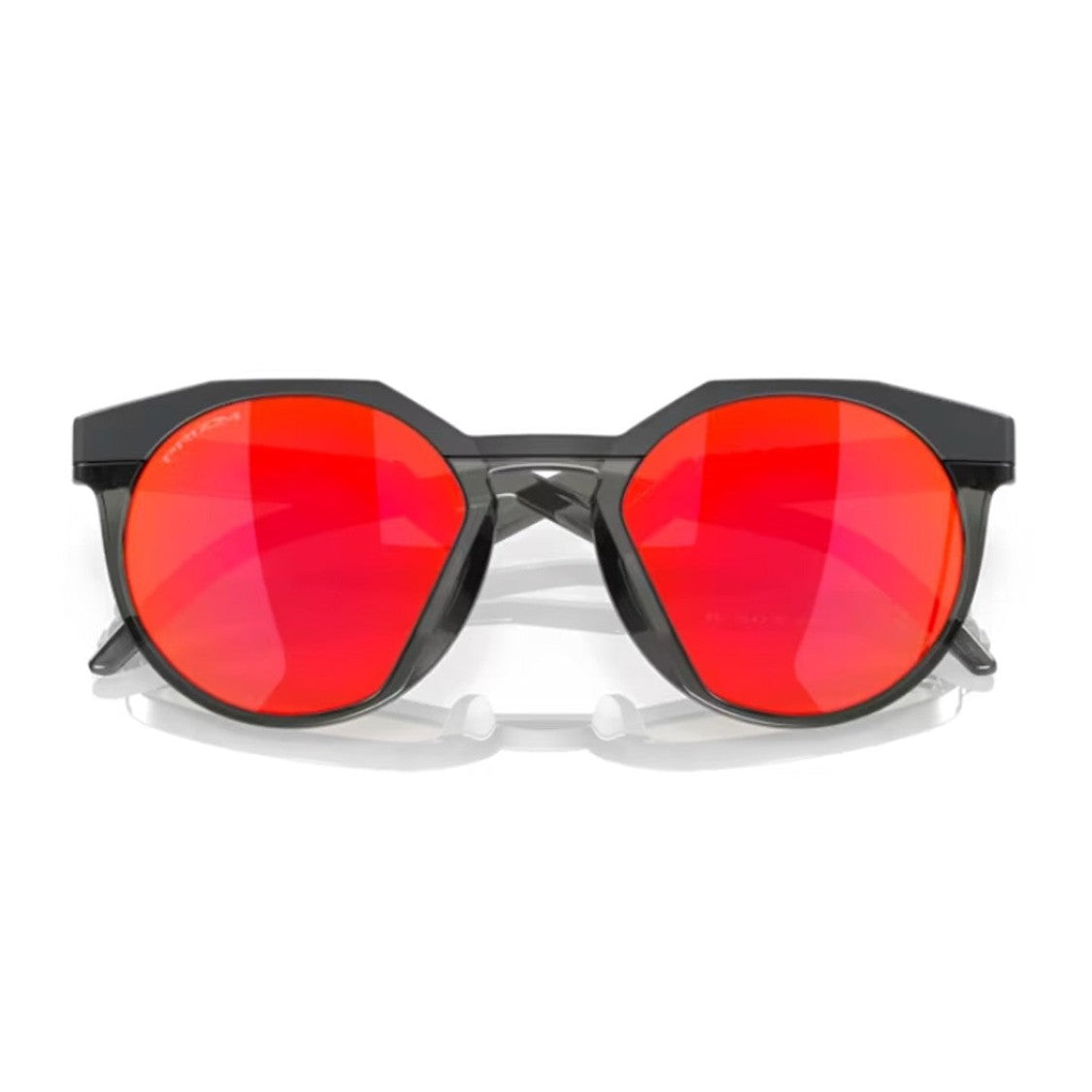 Oakley Carbon Black Hstn Geometric Round Sunglasses