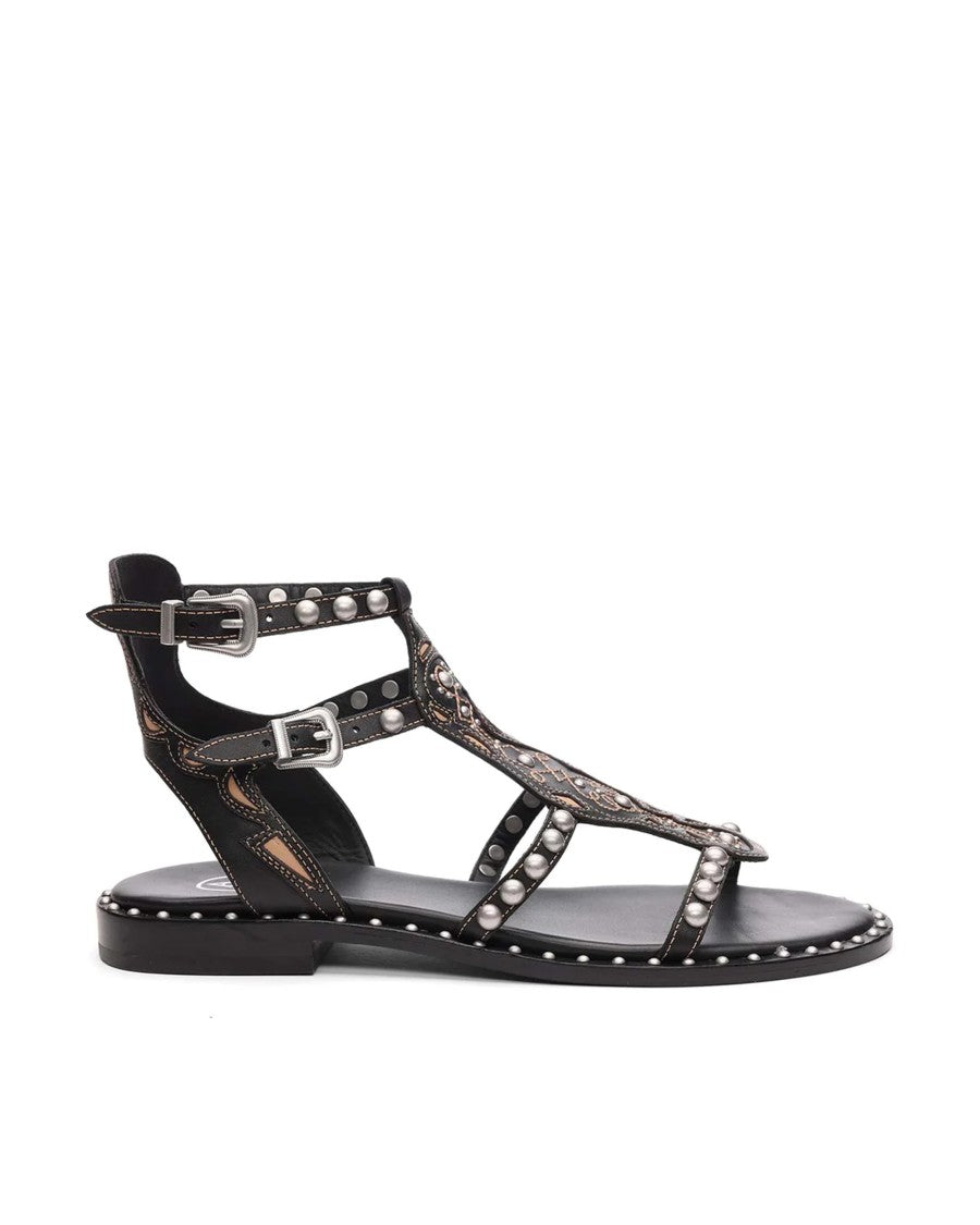 Ash Plaza01 Black Sandals