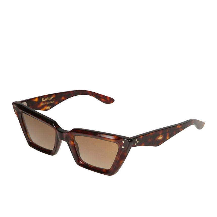 Kador Alexandra Angular Tortoiseshell Sunglasses With Gradient Lenses
