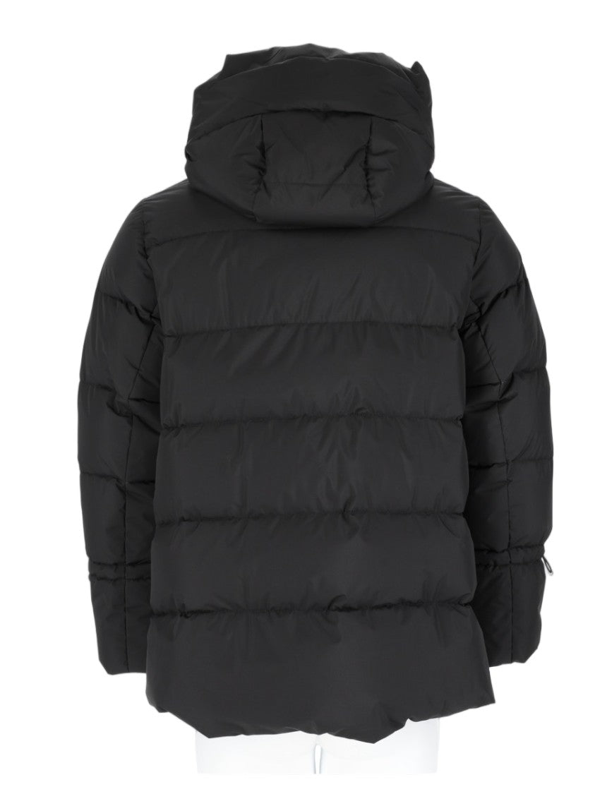 Moorer Regular Fit Puffer Jacket With Adjustable Hood And Zippered Pockets