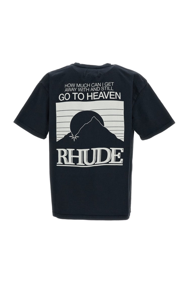 Rhude Relaxed Fit Cotton Jersey T-Shirt