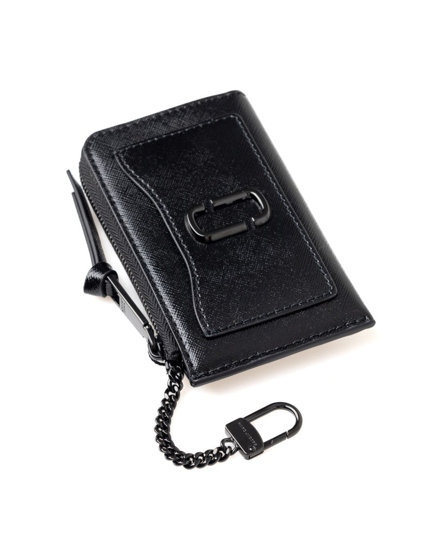 Marc Jacobs Rectangular Black Saffiano Leather Wallet