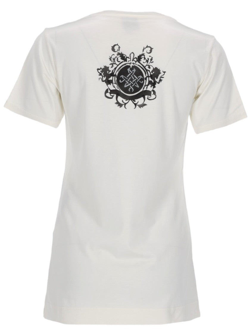 Mr & Mrs Italy Short-Sleeved T-Shirt With Subtle Graphic Details