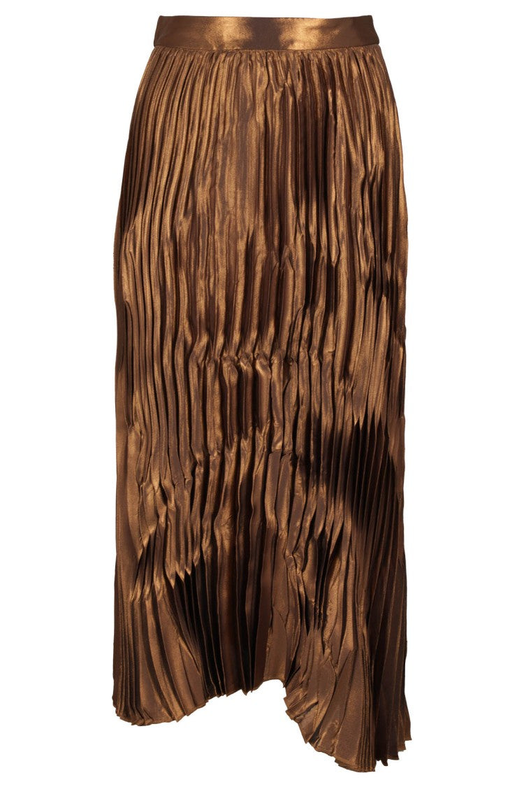 Momonì Brown Pleated Skirt