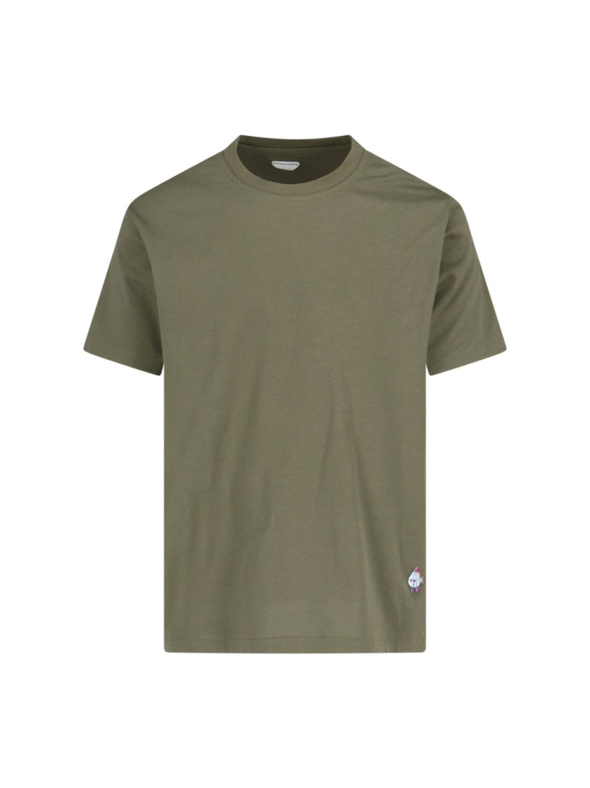 Bottega Veneta Embroidered T-Shirt – Green