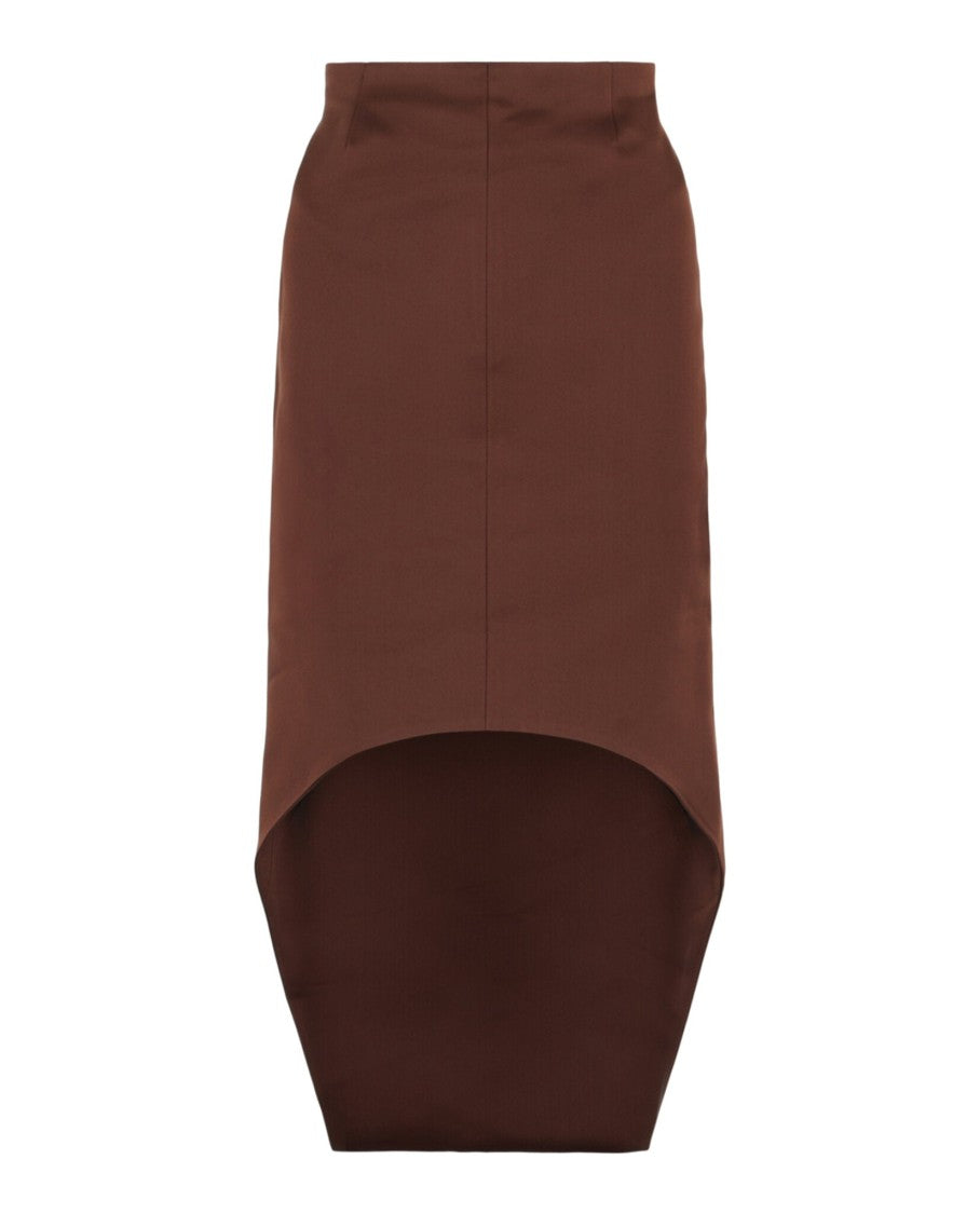 Givenchy Silk Front Slit Pencil Skirt