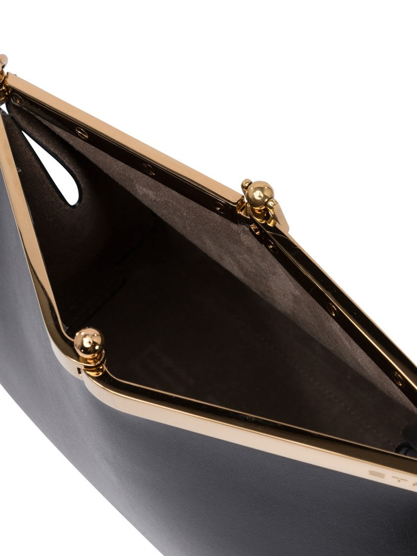 Etro Smooth Leather Shoulder Bag