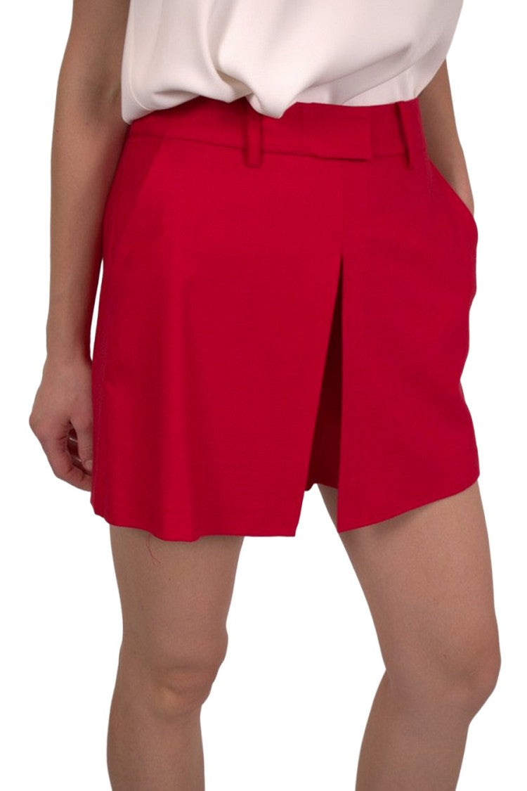 Simona Corsellini Red Cotton Shorts
