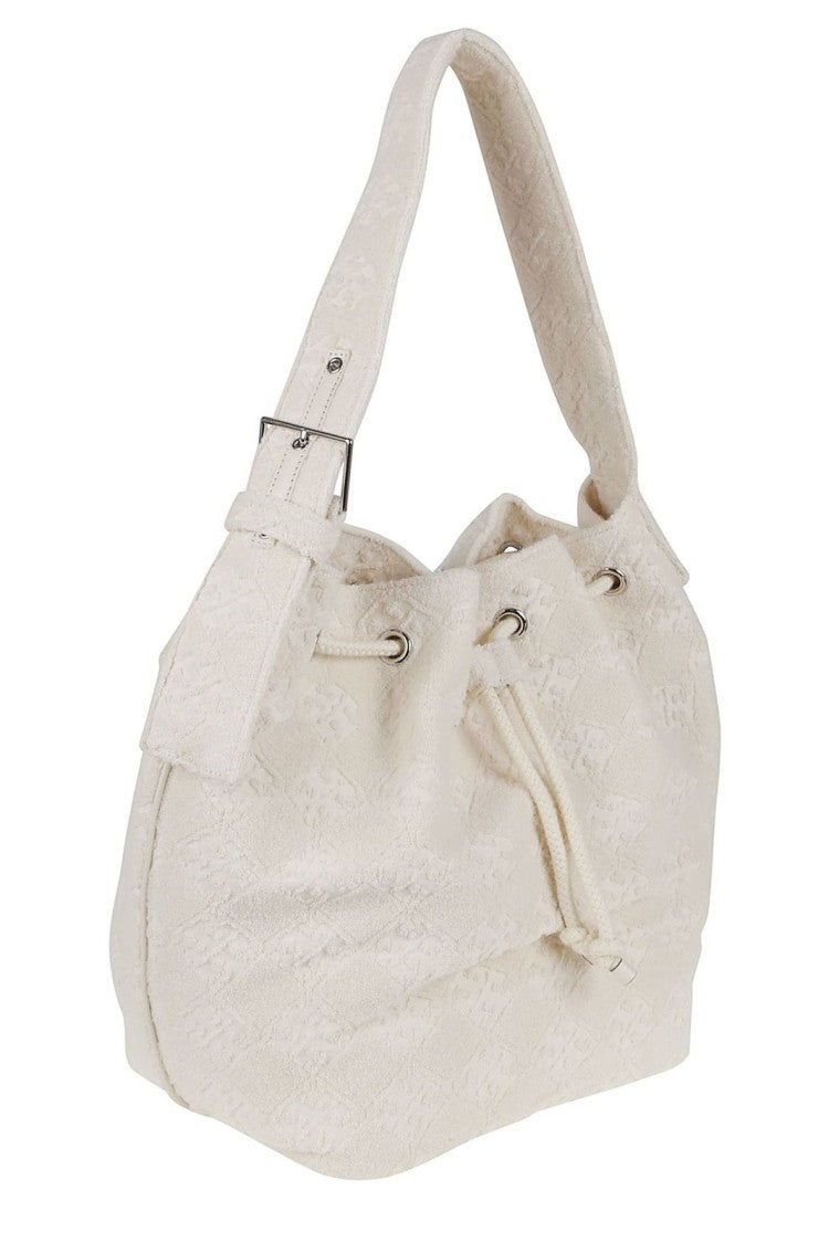 Tory Burch Milk White Sponge Bucket Bag