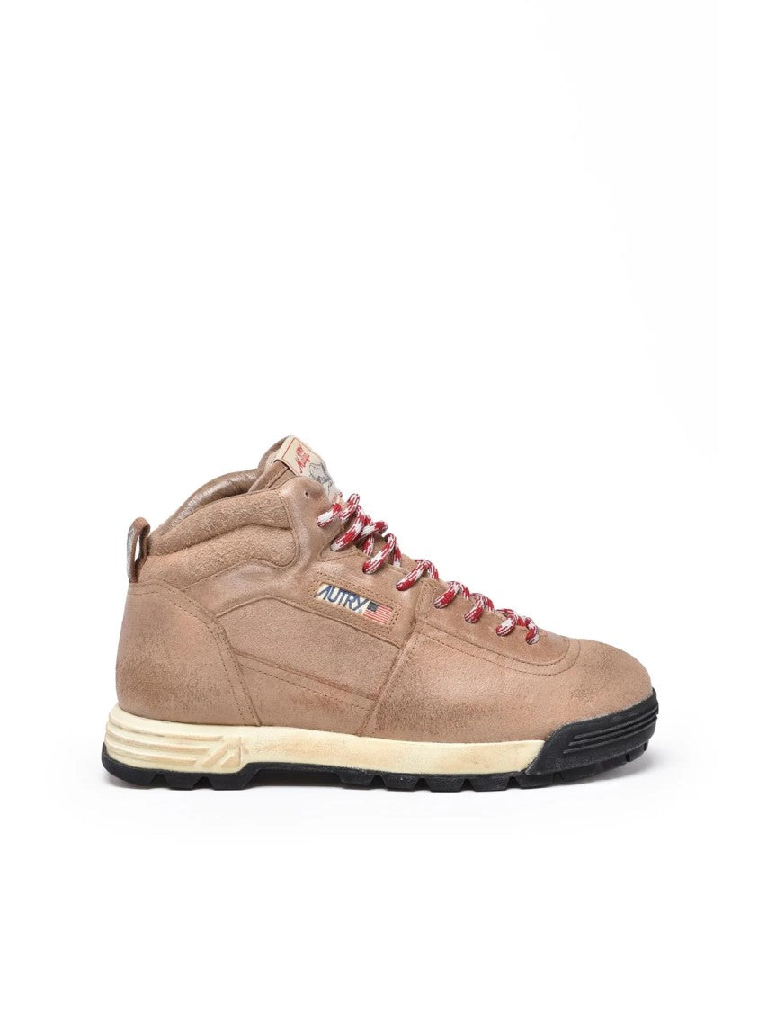 Autry Beige Suede Malga Boots