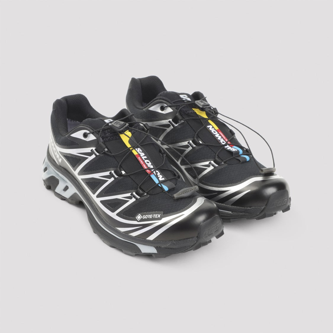 Salomon Dynamic Black Sneakers With Rugged Outsole And Lace Toggle System