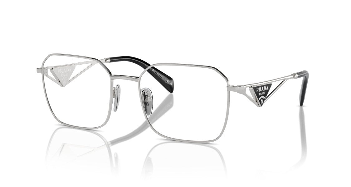 Prada 0Pr A51v Geometric Oversized Square Frame Prada Eyeglasses