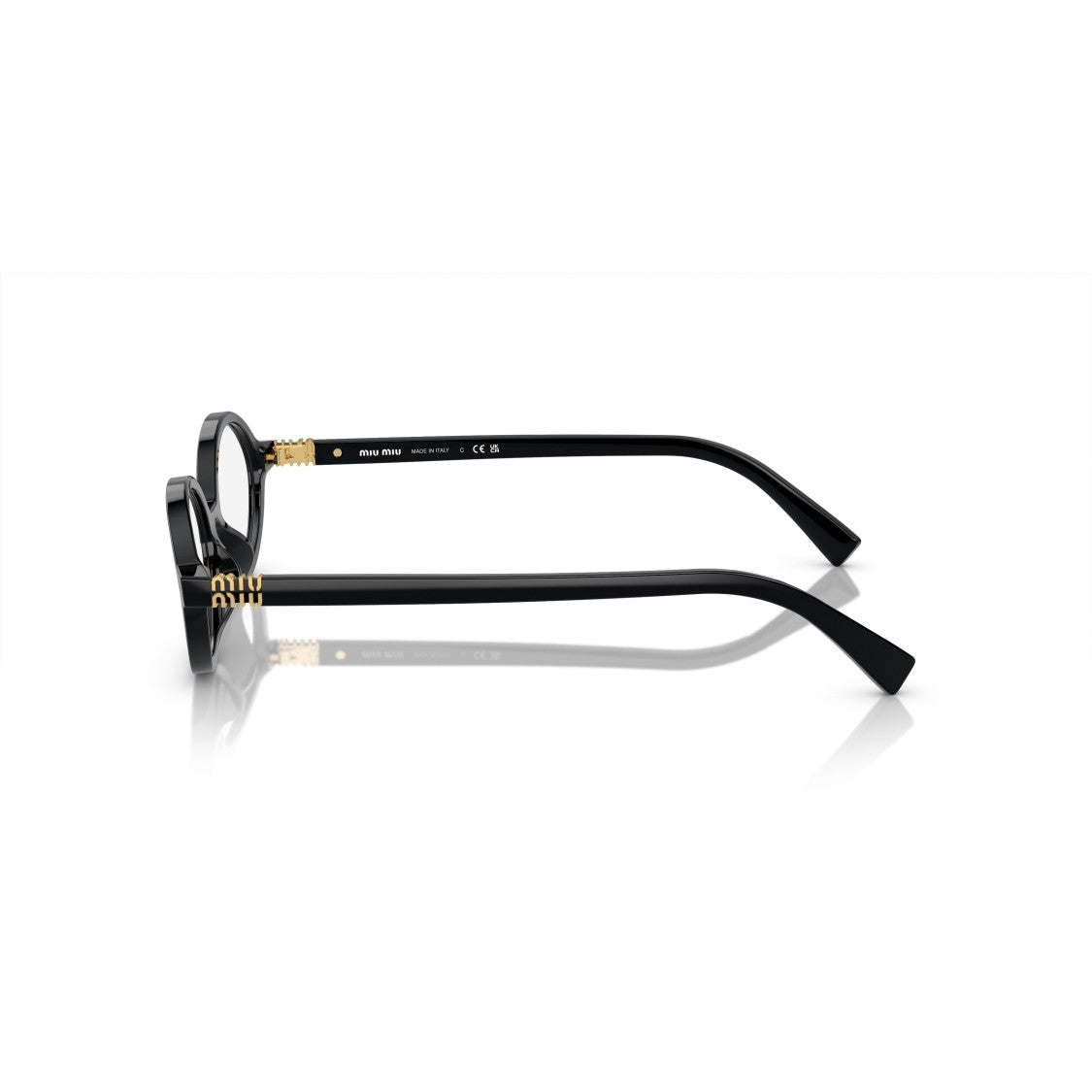 Miu Miu 0Mu 01Xv Oval Frame Sunglasses