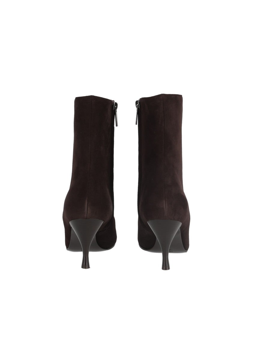 Sergio Levantesi Chocolate Brown Jodi67 Suede Ankle Boots