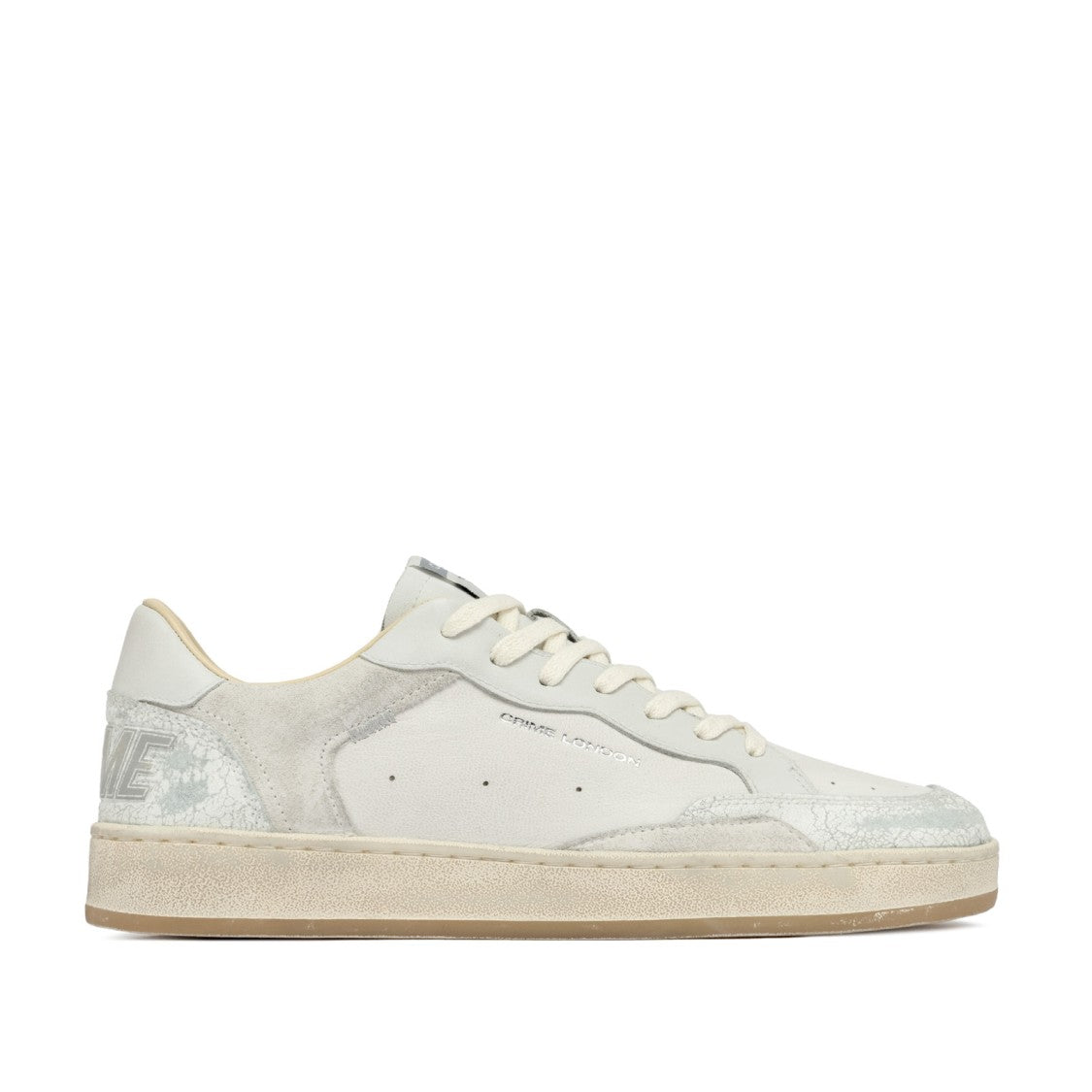 Crime London Chelsea Sneakers In White Leather