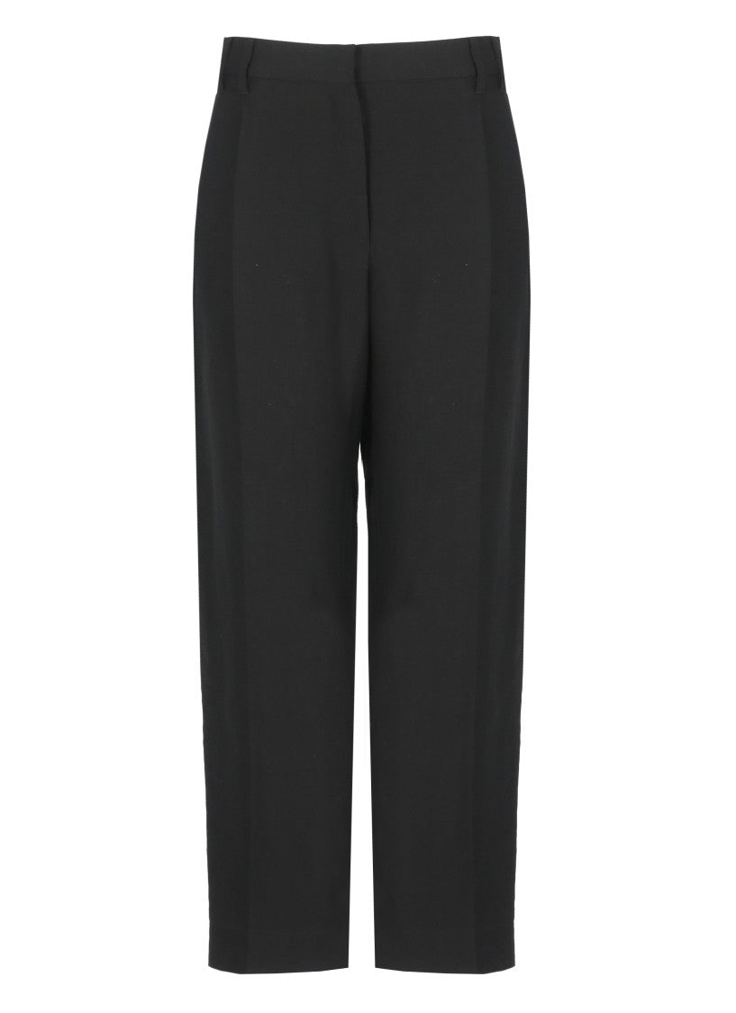 Brunello Cucinelli Black Fluid Twill Slouchy Trousers