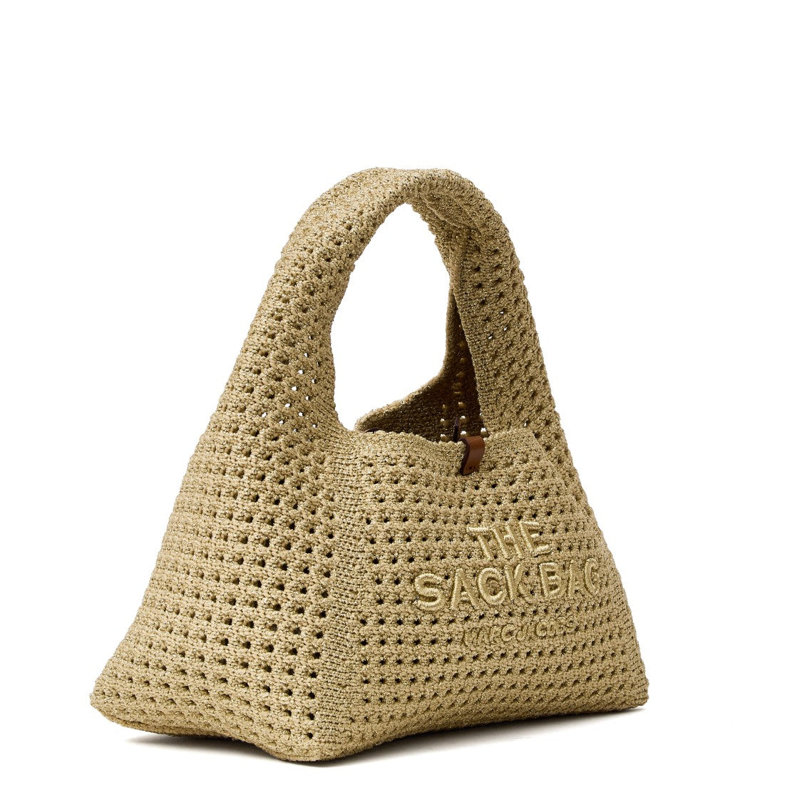Marc Jacobs Lurex Crochet Mini Shoulder Bag With Removable Pouch