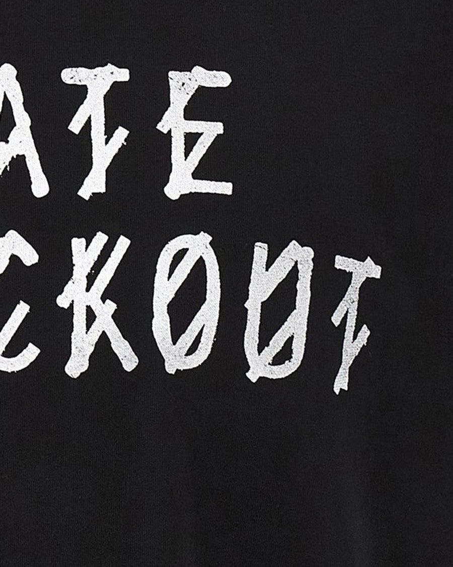 44 Label Group Black Hotel Graphic Cotton Jersey T-Shirt