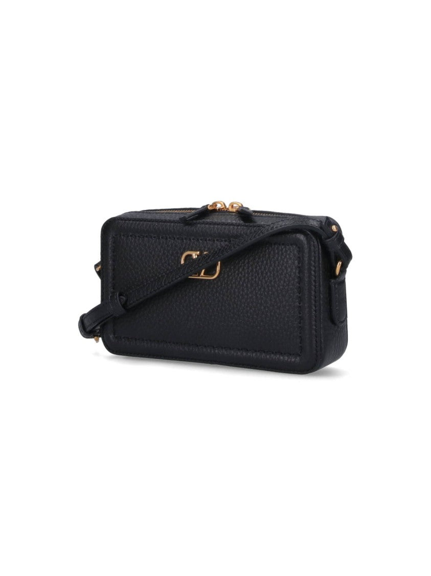 Valentino Garavani "Alltime" Mini Crossbody Bag Black
