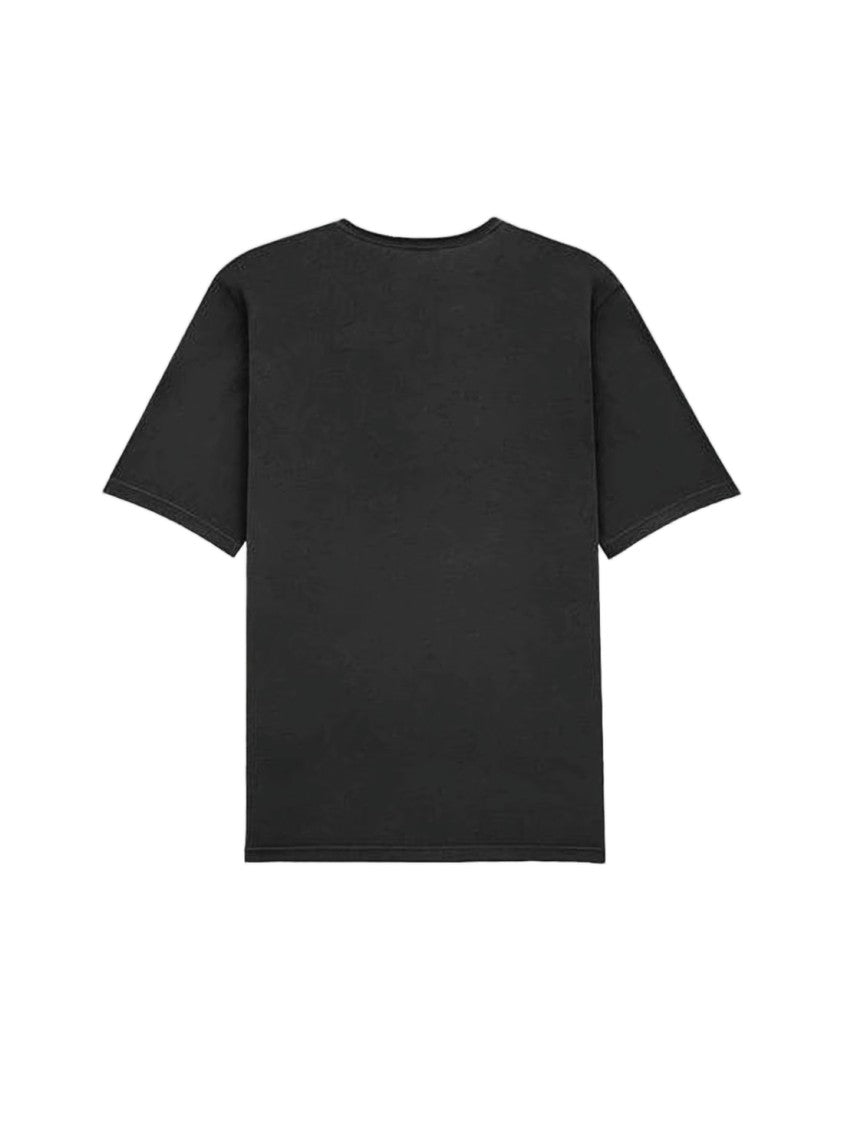 Saint Laurent Boxy Silhouette Black Cotton T-Shirt