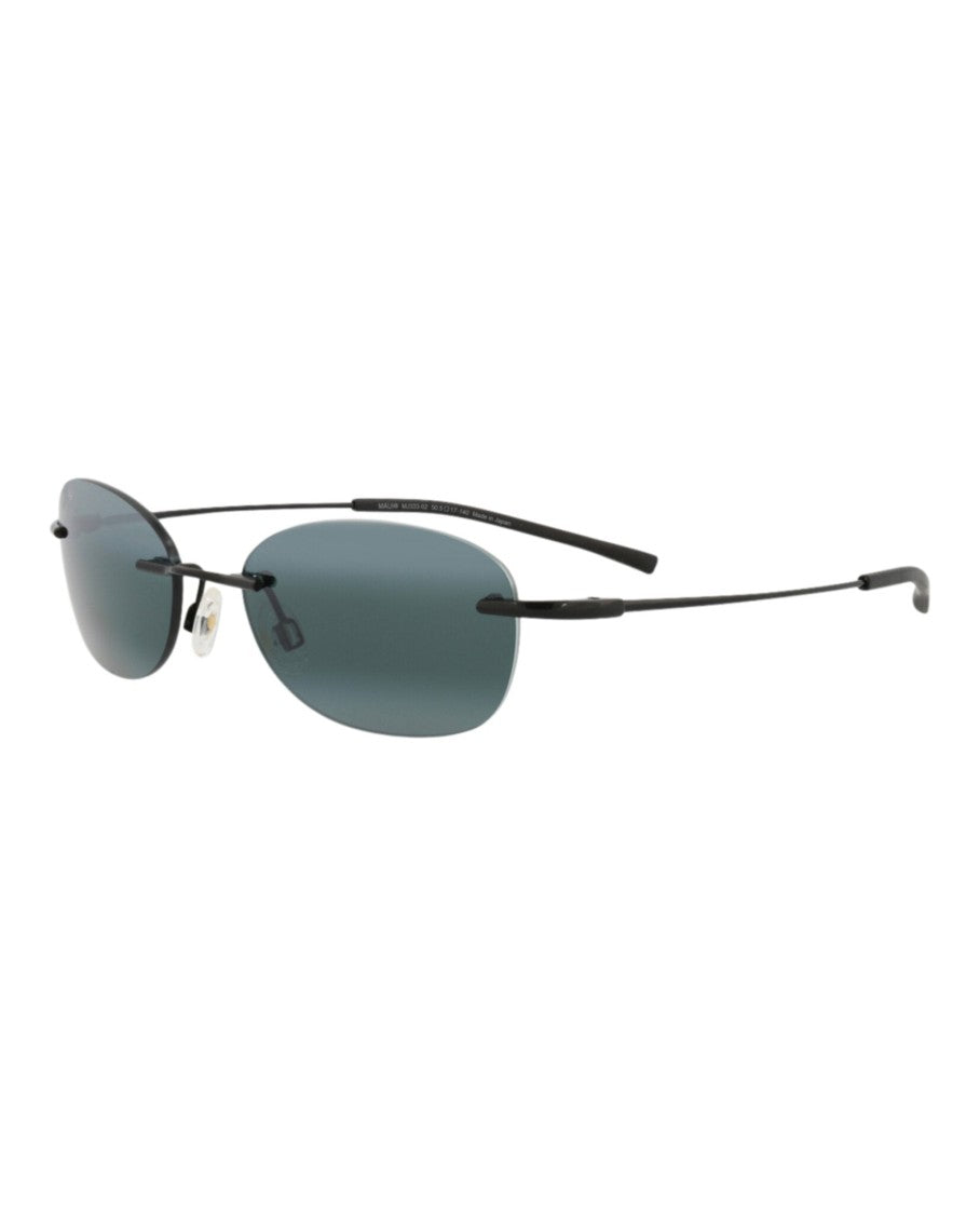 Maui Jim Round-Frame Memory Metal Sunglasses