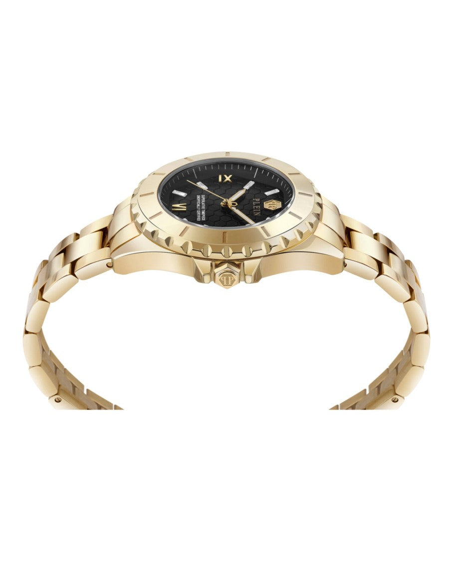 Philipp Plein Plein Heaven Bracelet Watch With Black Guilloche Dial