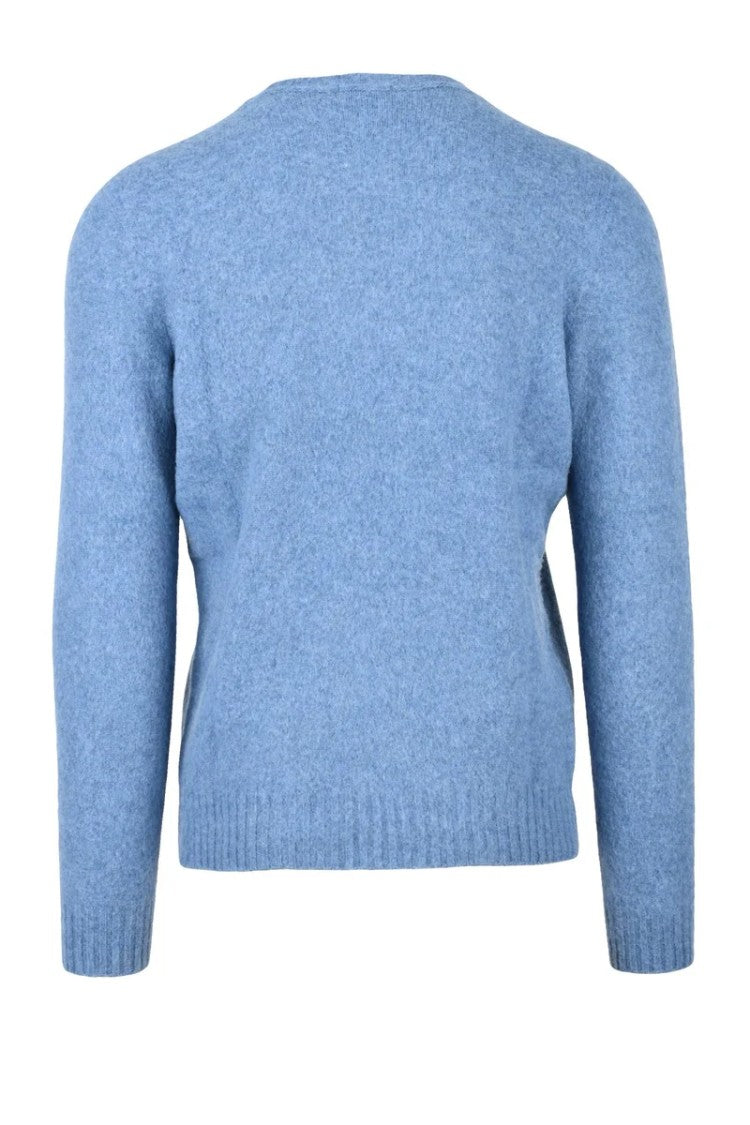 Drumohr Wool Crew Neck Pullover - Light Blue