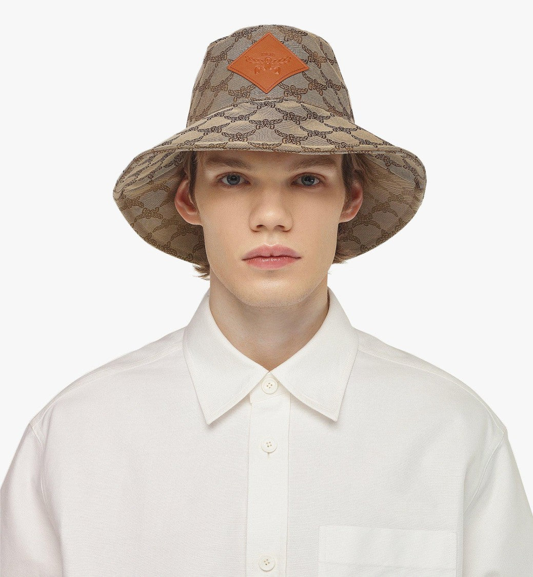 Mcm Bucket Hat With Laurel Monogram