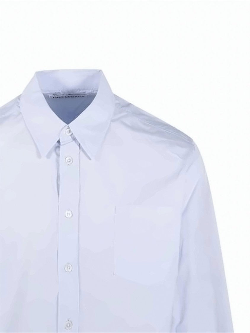 Our Legacy Long-Sleeve Button-Down Shirt With Chest Pocket