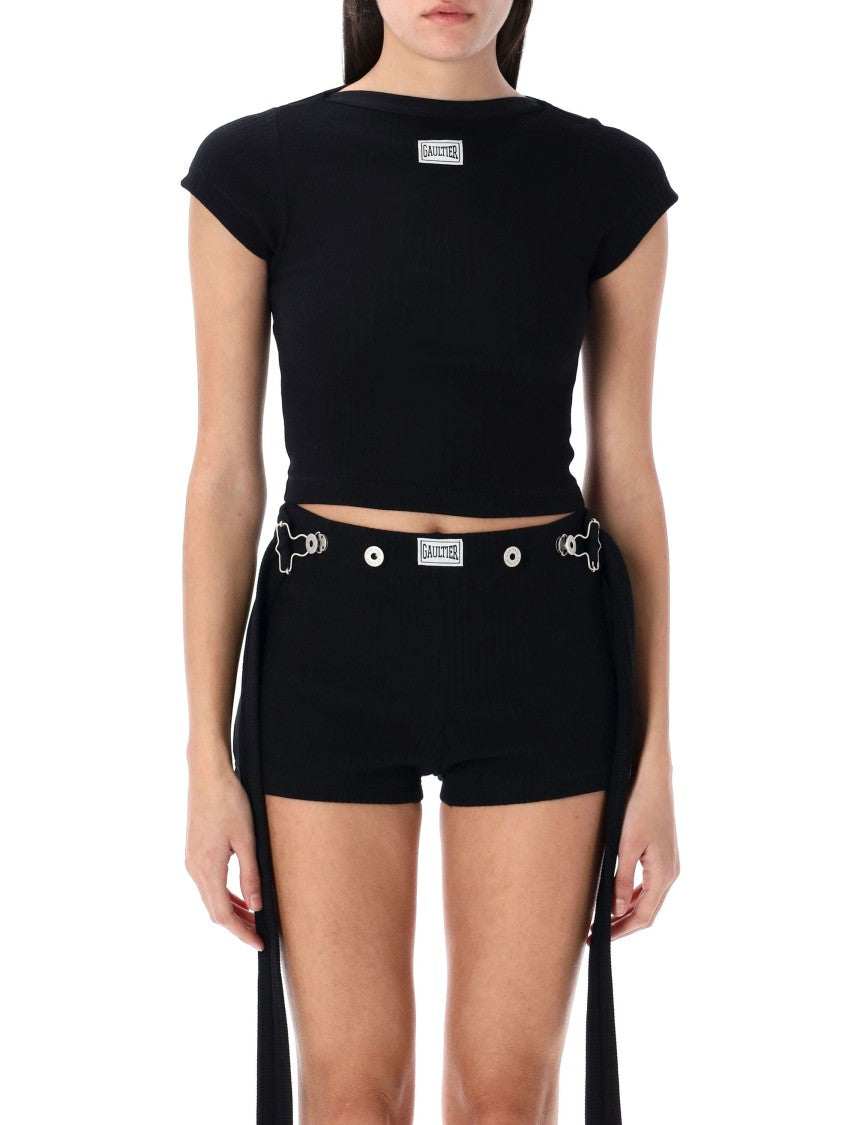 Jean Paul Gaultier Crop Baby Tee