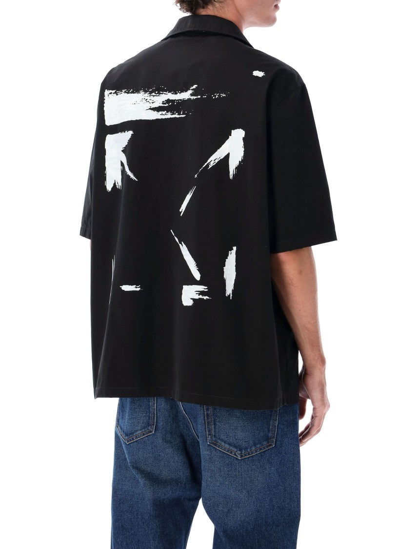 Off-White Brush Arrow Bowling Shirt