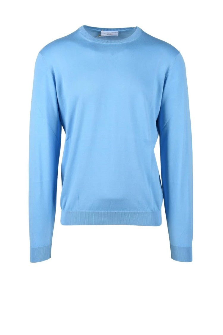 Filippo De Laurentiis Cotton Sweater - Light Blue