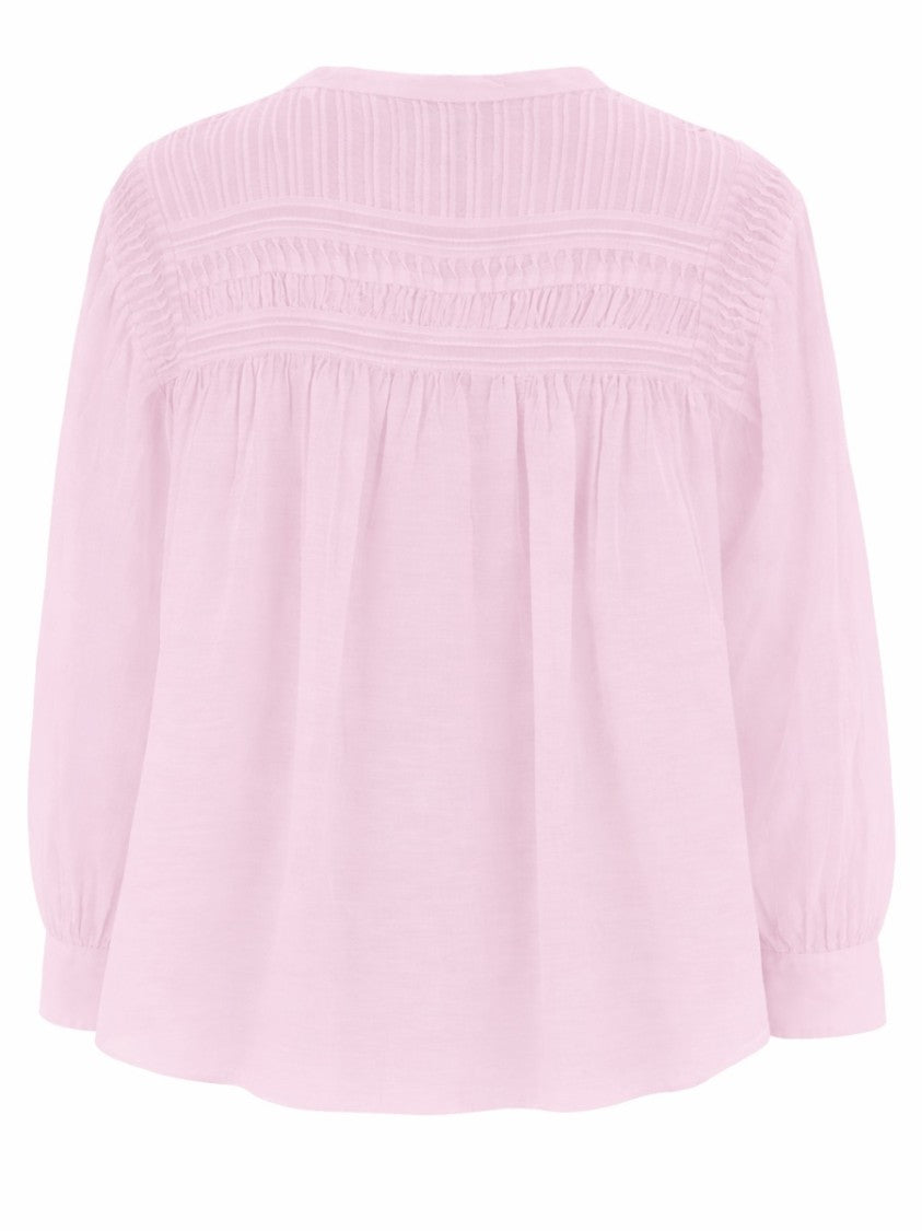 Isabel Marant Étoile Plalia Smocking Details Loose Blouse