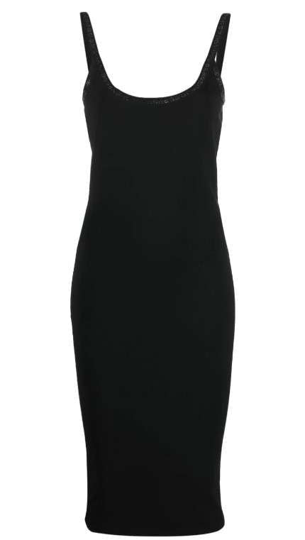 Alexander Wang Crystal-Embellished Jersey Dress