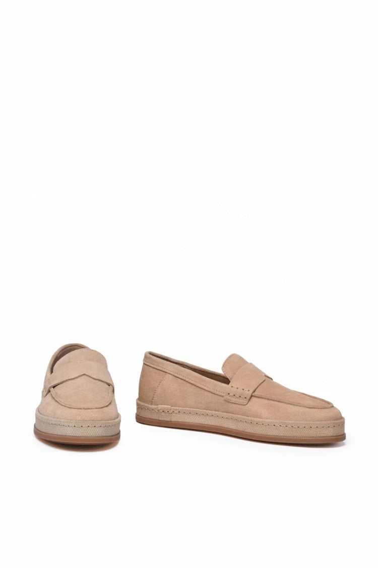 Hogan Leather Loafer - Beige