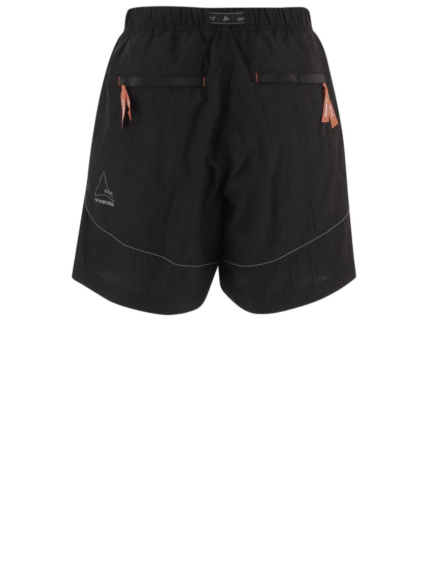 And Wander Technical Fabric Shorts With Belt