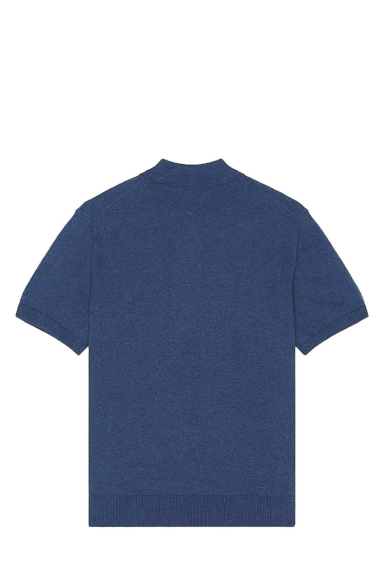 A.P.C. Short-Sleeved Crew Neck Sweater With Button Placket