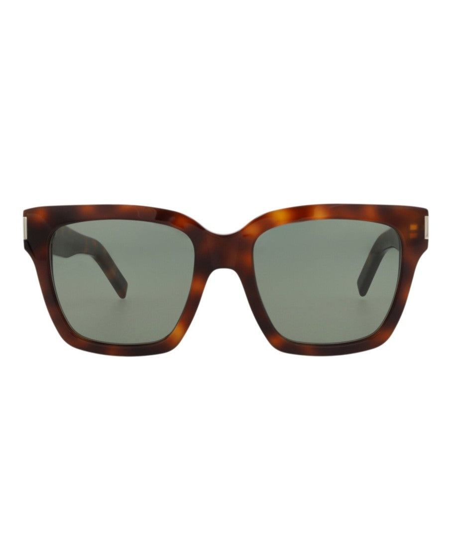 Saint Laurent Square-Frame Tortoiseshell Acetate Sunglasses