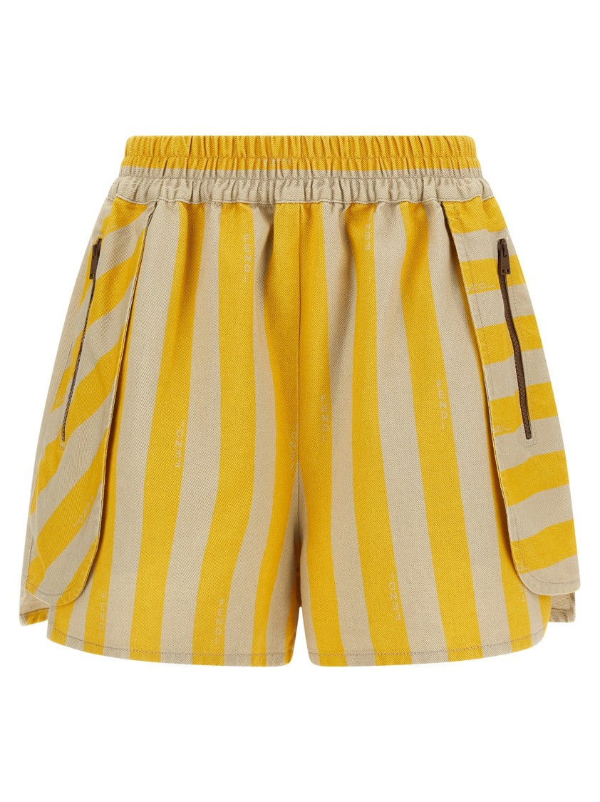 Fendi Pequin Striped Shorts