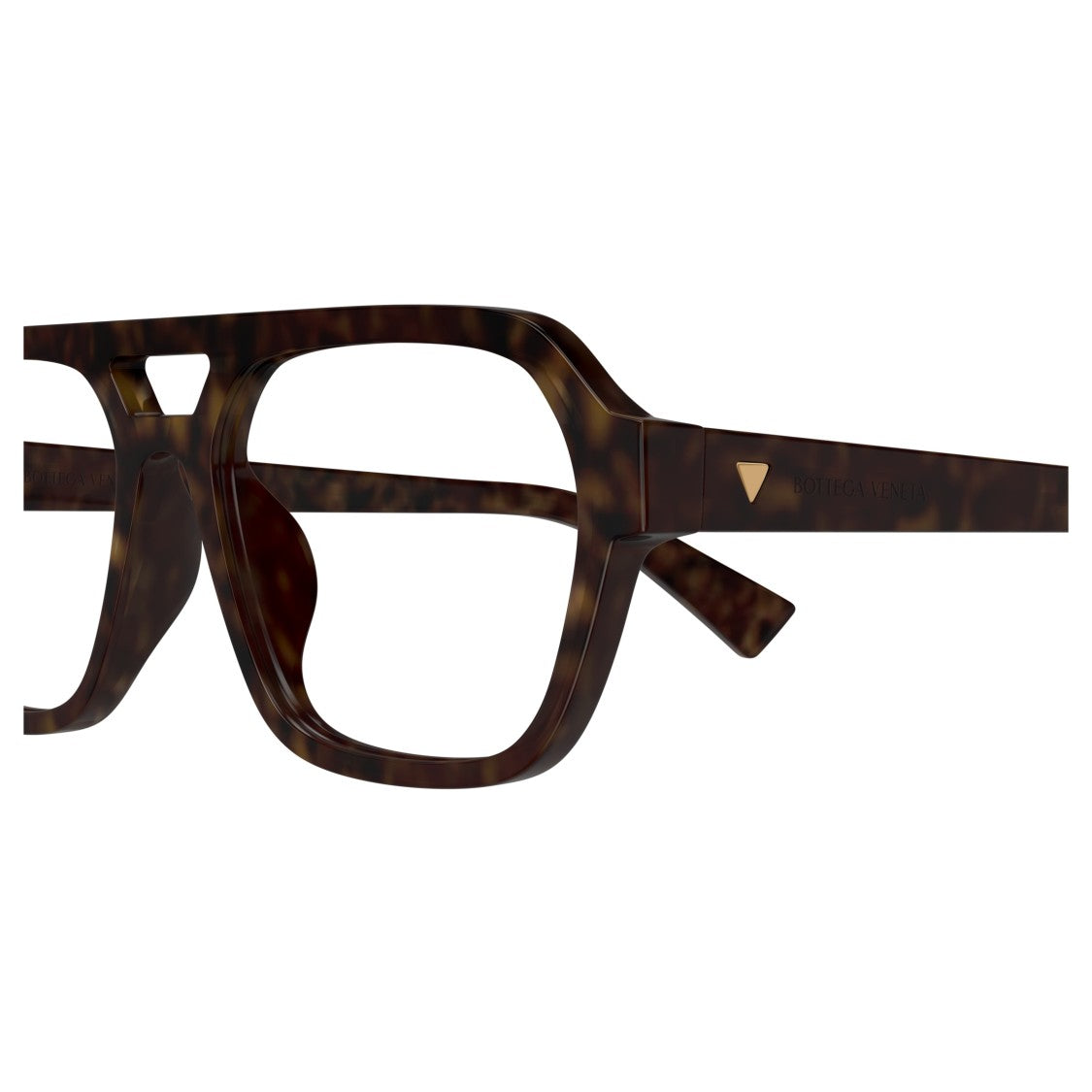 Bottega Veneta Bv1336oa Geometric Tortoiseshell Frame Sunglasses