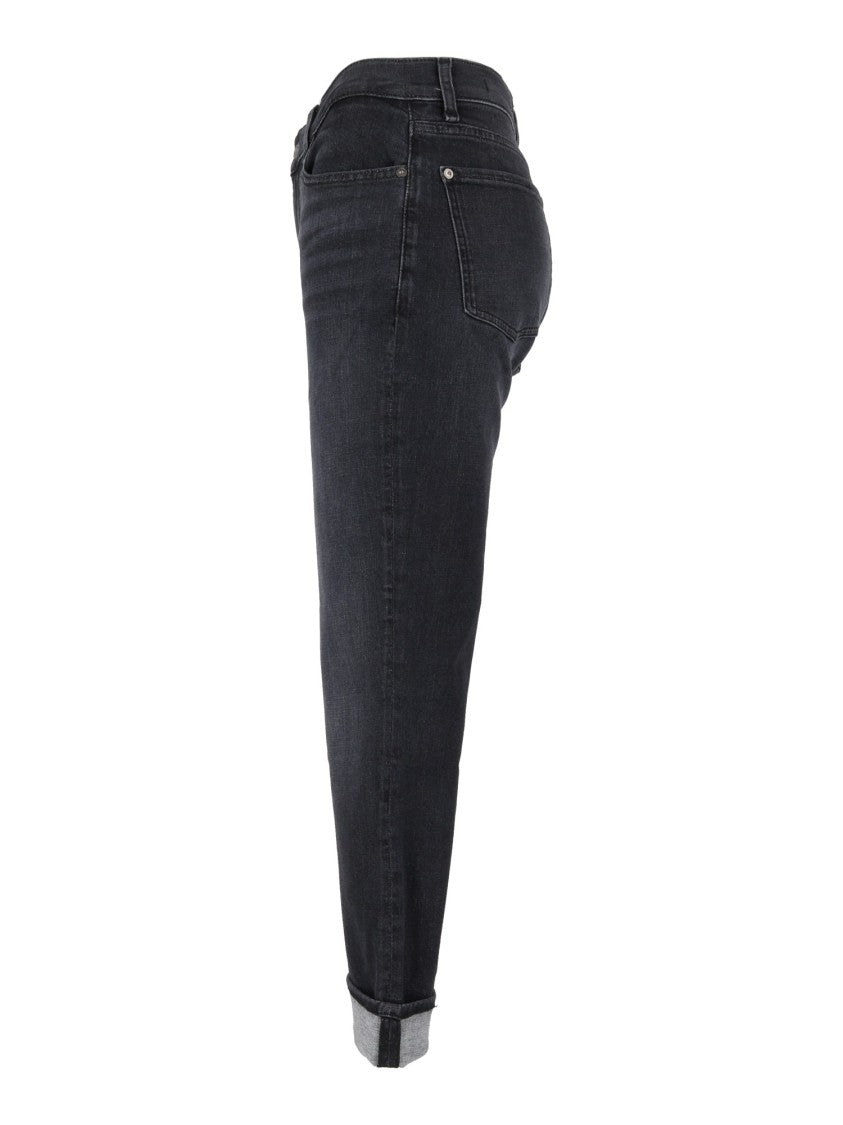 7 For All Mankind Carbon Storm Relaxed Skinny Jeans