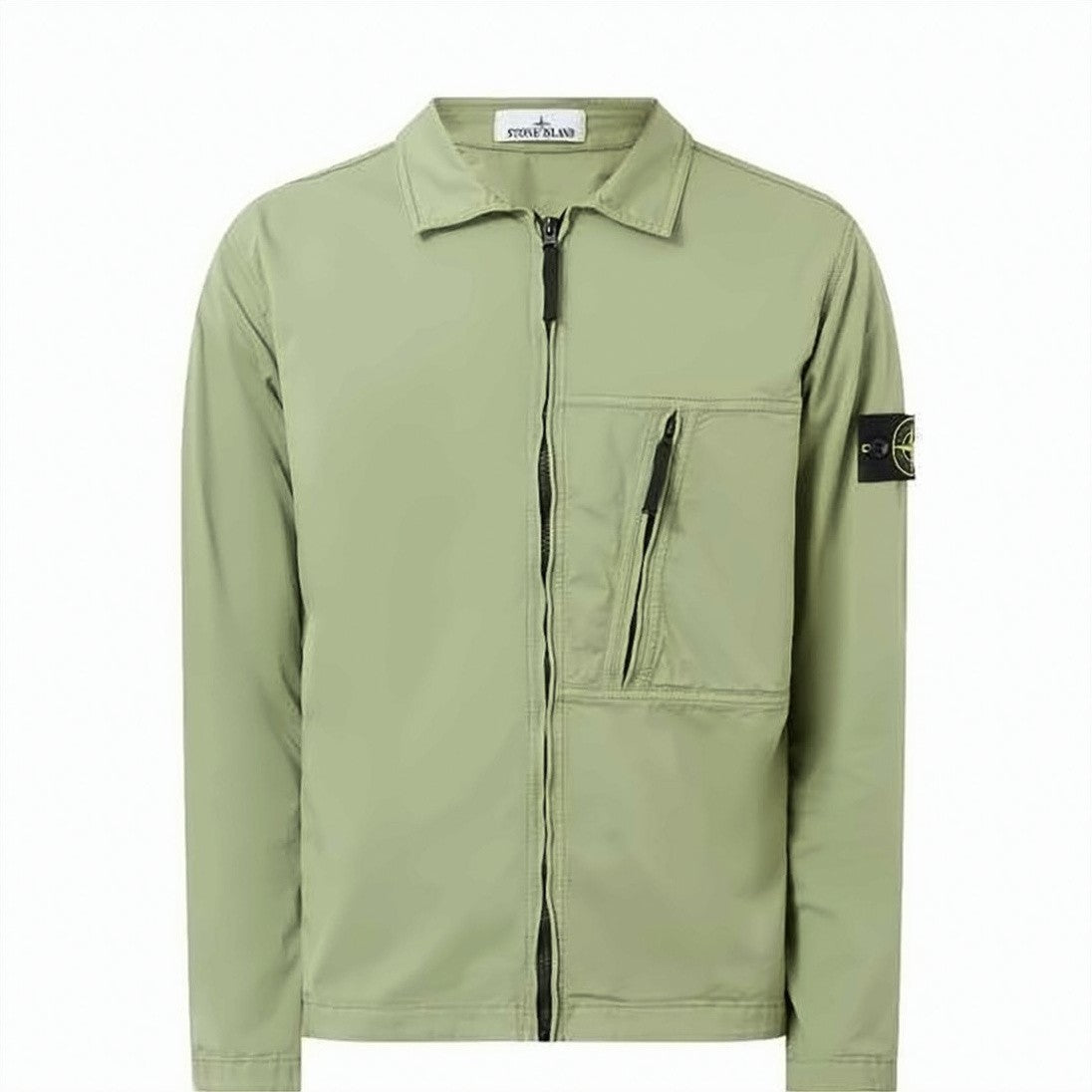 Stone Island Long-Sleeve Shirt With Zippered Closure