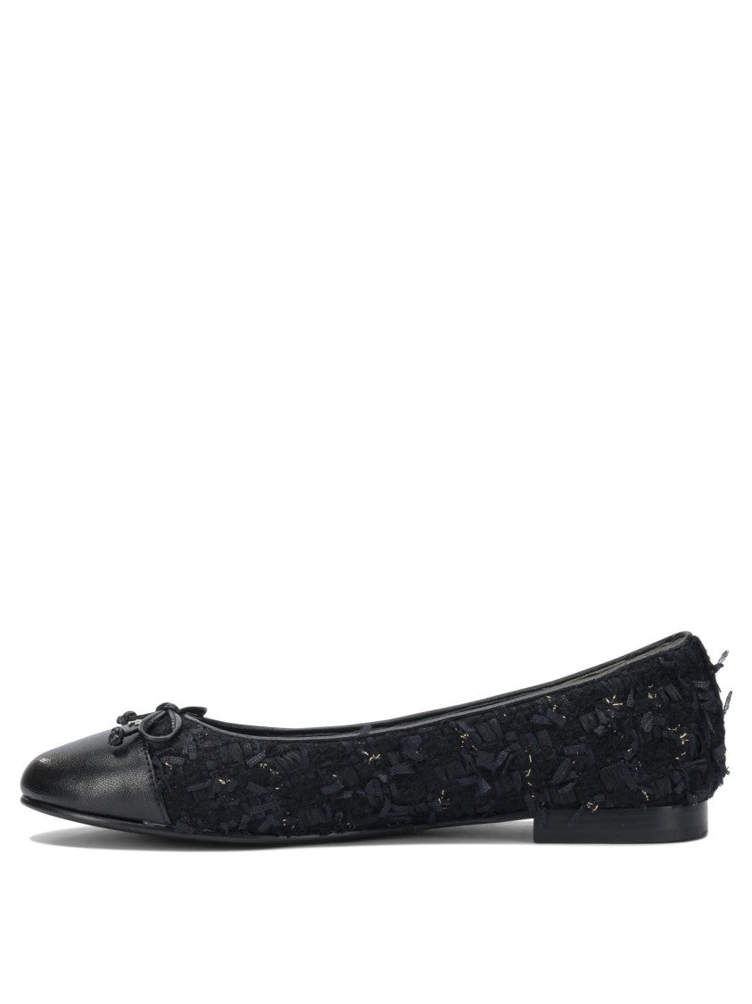Tory Burch Blue Wool Ballerinas
