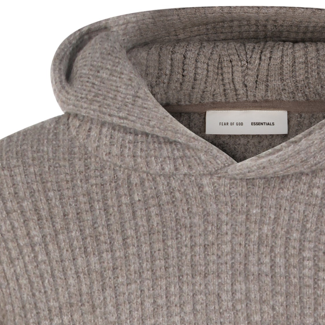 Fear Of God Ribbed Knit Sweater With Hood