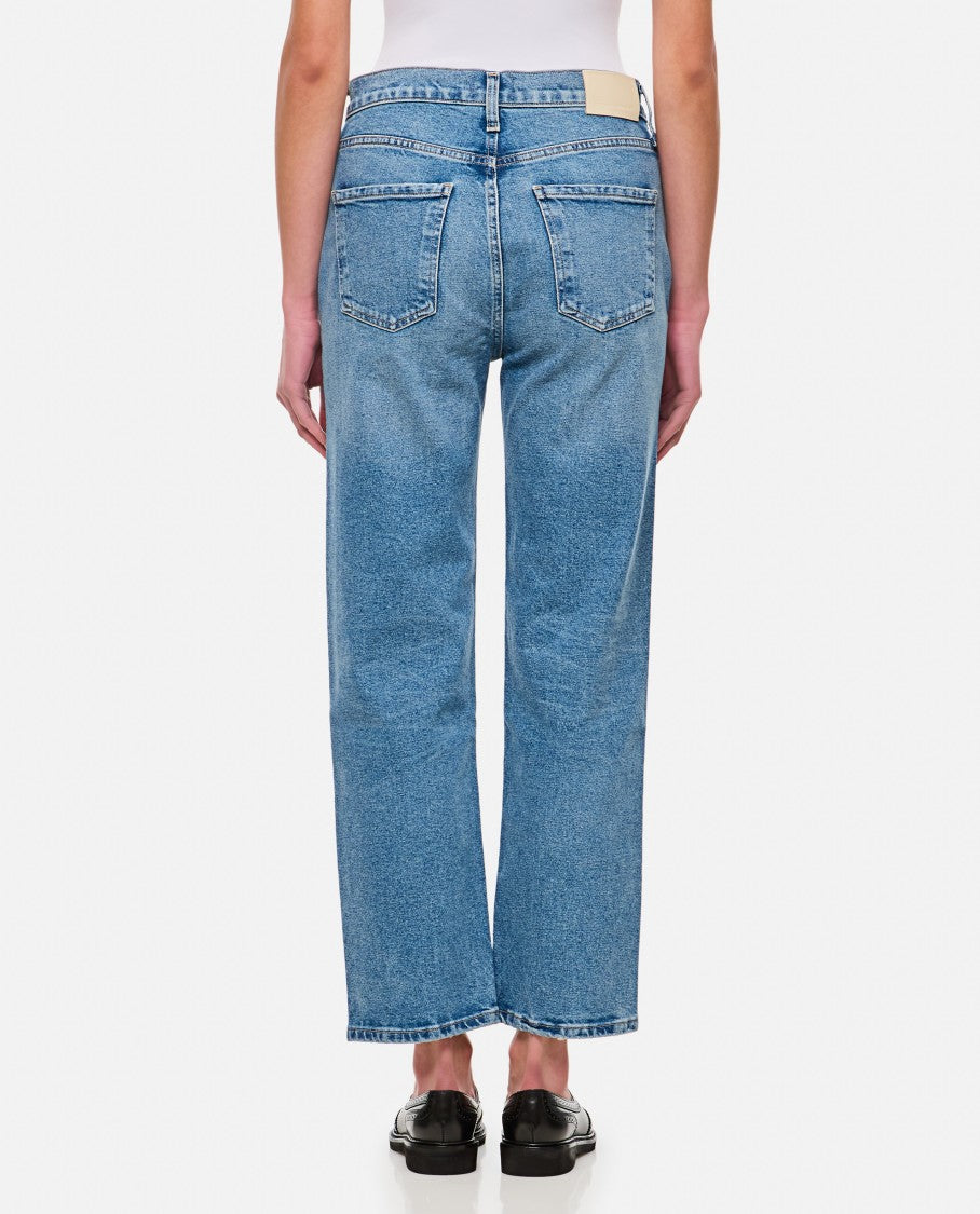 Citizens Of Humanity Light Blue Stright Leg Delfina Jeans