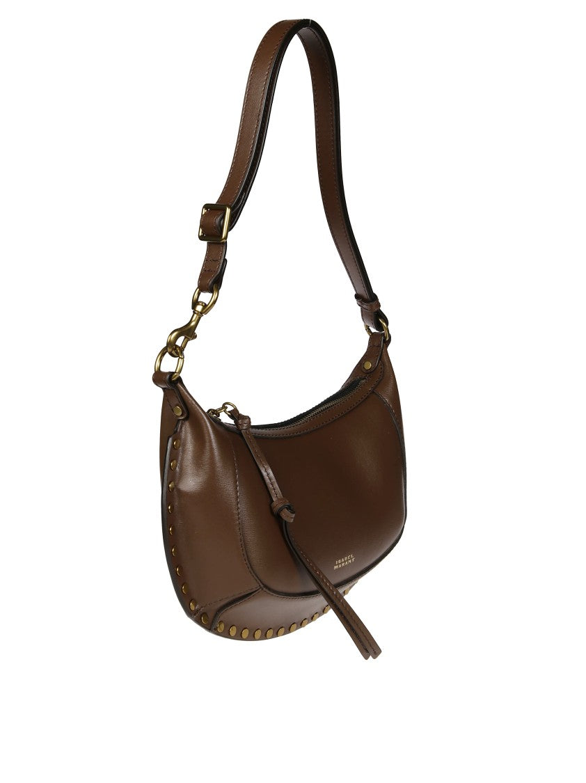 Isabel Marant Oskan Moon-Gz Leather Shoulder Bag
