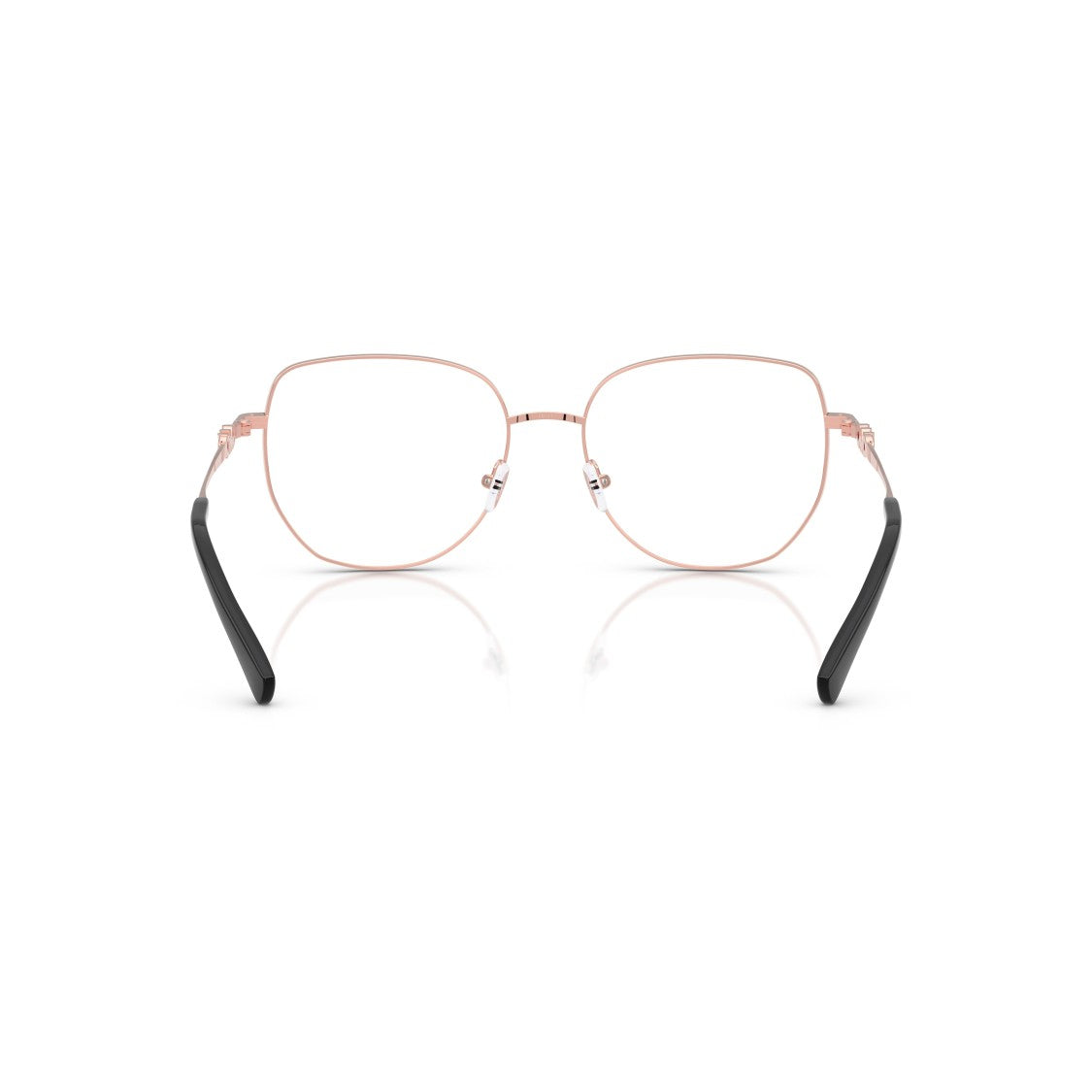 Michael Kors 0Mk3062 Rose Gold Metal Frame Sunglasses With Intertwined Temples